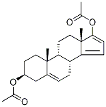 3,17-Di-O-acetyl Androsta-5,14,16-triene-3β,17-diol Structure