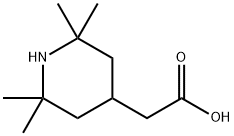 (2,2,6,6-테트라메틸-피페리딘-4-일)-아세트산 구조식 이미지
