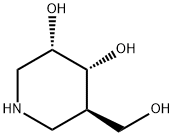 3,4-Piperidinediol,5-(hydroxymethyl)-,(3S,4R,5R)-(9CI) 구조식 이미지
