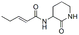 N-(2-Oxopiperidin-3-yl)-2-pentenamide Structure