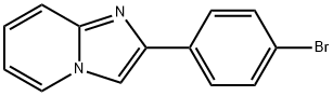 2-(4-Bromophenyl)imidazo[1,2-a]pyridine 구조식 이미지