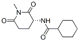 Cyclohexanecarboxamide, N-[(3R)-1-methyl-2,6-dioxo-3-piperidinyl]- (9CI) Structure