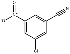 3-CHLORO-5-NITROBENZONITRILE 구조식 이미지