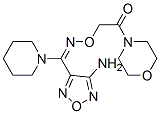 (4-AMINO-1,2,5-OXADIAZOL-3-YL)(PIPERIDIN-1-YL)METHANONE  1-MORPHOLINOCARBONYLMETHYL OXIME 구조식 이미지