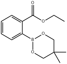 2-(2-CARBETHOXYPHENYL)-5,5-DIMETHYL-1,3,2-DIOXABORINANE Structure