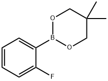 1-(5,5-DIMETHYL-1,3,2-DIOXABORINAN-2-YL)-2-FLUOROBENZENE Structure