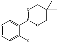 1-CHLORO-2-(5,5-DIMETHYL-1,3,2-DIOXABORINAN-2-YL)BENZENE 구조식 이미지