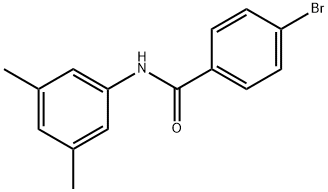 4-브로모-N-(3,5-디메틸페닐)벤즈아미드 구조식 이미지