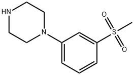 Piperazine, 1-[3-(Methylsulfonyl)phenyl]- Structure