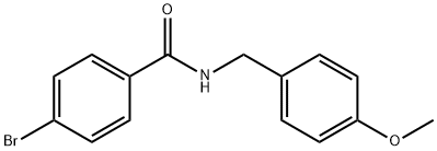 4-bromo-N-(4-methoxybenzyl)benzamide Structure