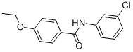 N-(3-클로로페닐)-4-에톡시벤즈아미드 구조식 이미지
