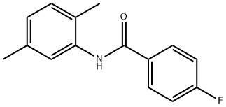 N-(2,5-dimethylphenyl)-4-fluorobenzamide Structure