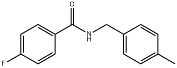 4-fluoro-N-(4-methylbenzyl)benzamide Structure