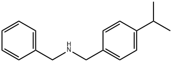 BENZYL-(4-ISOPROPYL-BENZYL)-AMINE Structure