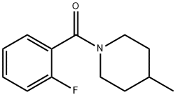 1-(2-Fluorobenzoyl)-4-Methylpiperidine, 97% Structure