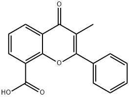3-Methylflavone-8-carboxylic acid Structure