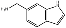 1H-INDOLE-6-METHANAMINE 구조식 이미지