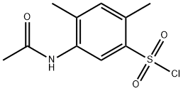 5-acetamido-2,4-dimethylbenzenesulphonyl chloride Structure