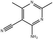 4-AMINO-5-CYANO-2,6-DIMETHYLPYRIMIDINE Structure