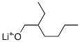 LITHIUM 2-ETHYL-1-HEXANOLATE Structure