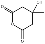 3-HYDROXY-3-METHYLGLUTARIC ANHYDRIDE Structure