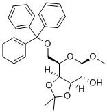 METHYL-3,4-O-ISOPROPYLIDENE-6-O-TRIPHENYLMETHYL-BETA-D-GALACTOPYRANOSIDE Structure