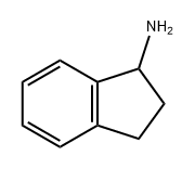 1-Aminoindan 구조식 이미지