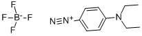 4-DIAZO-N,N-DIETHYLANILINE FLUOROBORATE Structure