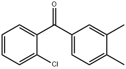 2-CHLORO-3',4'-DIMETHYLBENZOPHENONE Structure