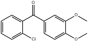 2-CHLORO-3',4'-DIMETHOXYBENZOPHENONE Structure