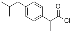 2-(p-isobutylphenyl)propionyl chloride Structure