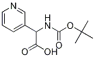2-(Boc-aMino)-2-(3-pyridinyl)acetic Acid 구조식 이미지