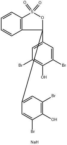 BROMOPHENOL BLUE SODIUM SALT 구조식 이미지