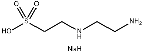 나트륨 2 - [(2- 아미노 에틸) 아미노] 에탄설포네이트 구조식 이미지