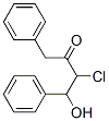 3-Chloro-4-hydroxy-1,4-diphenyl-2-butanone Structure