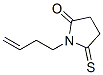 2-Pyrrolidinone,  1-(3-butenyl)-5-thioxo-  (9CI) 구조식 이미지