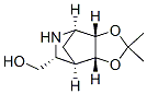 4,7-Methano-1,3-dioxolo[4,5-c]pyridine-6-methanol,hexahydro-2,2-dimethyl-,(3aS,4R,6R,7R,7aR)-(9CI) Structure