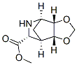 4,7-Methano-1,3-dioxolo[4,5-c]pyridine-6-carboxylicacid,hexahydro-,methylester,(3aS,4R,6R,7R,7aR)-(9CI) Structure