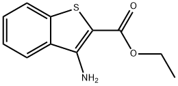 3-AMINO-BENZO[B]THIOPHENE-2-CARBOXYLIC ACID ETHYL ESTER Structure