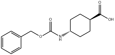 TRANS-4-(CARBOBENZOXYAMINO)CYCLOHEXANECARBOXYLIC ACID Structure