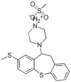 4-[10,11-dihydro-8-(methylthio)dibenzo[b,f]thiepin-10-yl]piperazinium methanesulphonate Structure