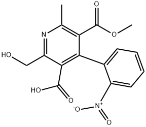 하이드록시데하이드로니페디핀카복실레이트 구조식 이미지