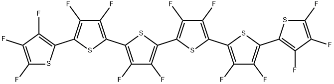 Perfluoro-alpha-sexithiophene 구조식 이미지