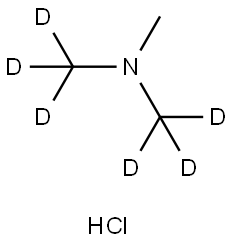 TRIMETHYL-D6-AMINE HCL (DIMETHYL-D6) 구조식 이미지