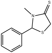 4-Thiazolidinethione,  3-methyl-2-phenyl- Structure