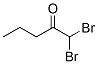 1,1-Dibromo-2-pentanone Structure