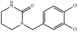 1-(3,4-dichlorobenzyl)-3,4,5,6-tetrahydro-2(1H)-pyrimidone 구조식 이미지