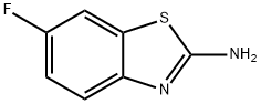 2-Amino-6-fluorobenzothiazole 구조식 이미지