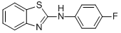 BENZOTHIAZOL-2-YL-(4-FLUORO-PHENYL)-아민 구조식 이미지