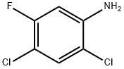 2,4-DICHLORO-5-FLUOROANILINE 구조식 이미지